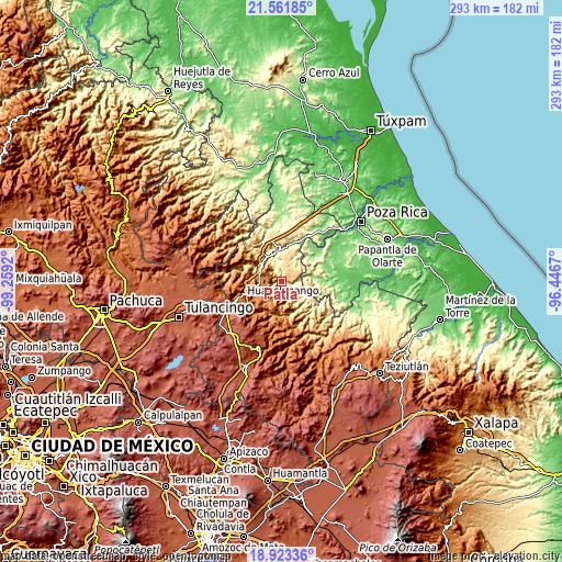 Topographic map of Patla