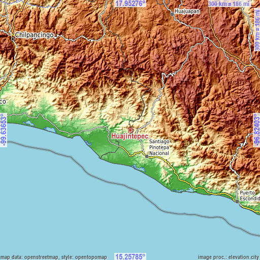 Topographic map of Huajintepec