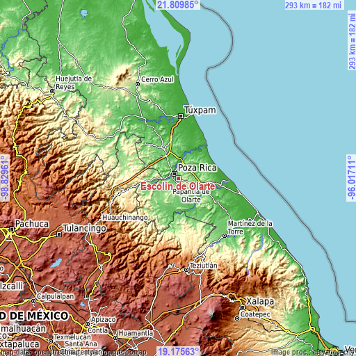 Topographic map of Escolín de Olarte