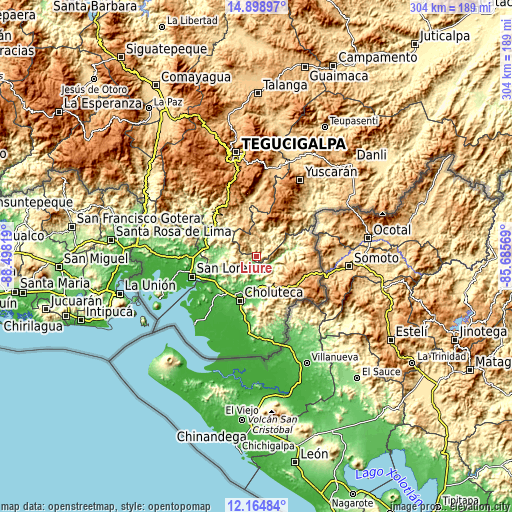 Topographic map of Liure