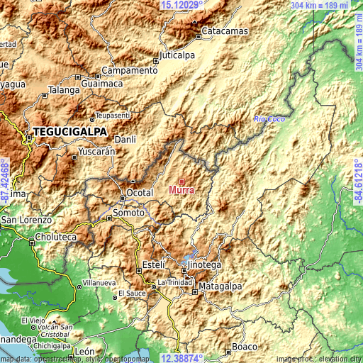 Topographic map of Murra