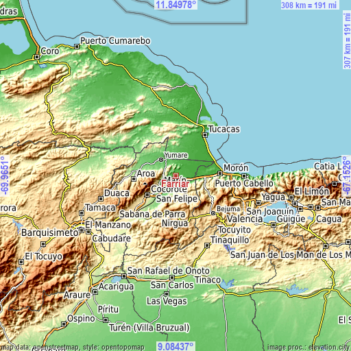 Topographic map of Farriar