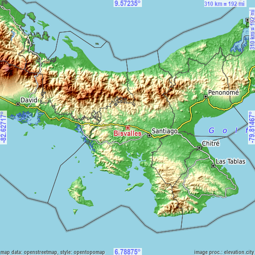 Topographic map of Bisvalles
