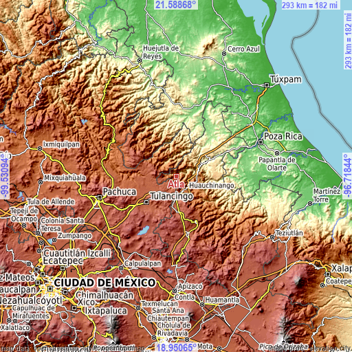 Topographic map of Atla