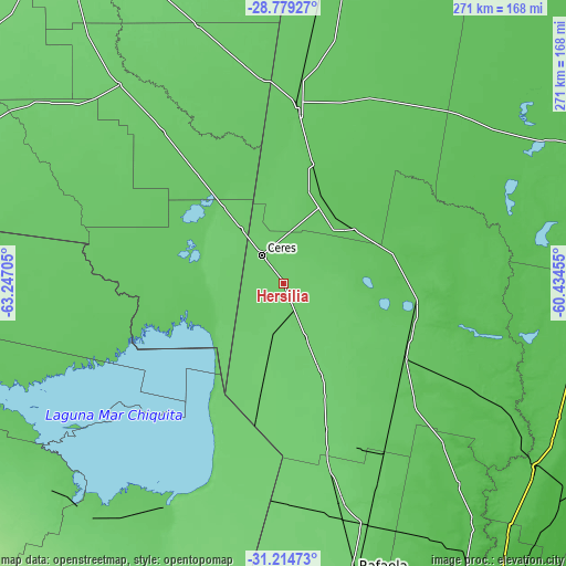 Topographic map of Hersilia
