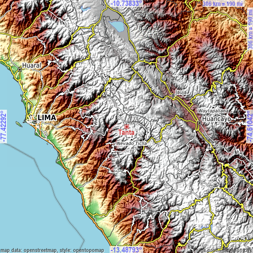 Topographic map of Tanta