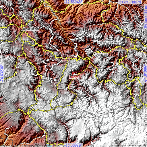 Topographic map of Lucre