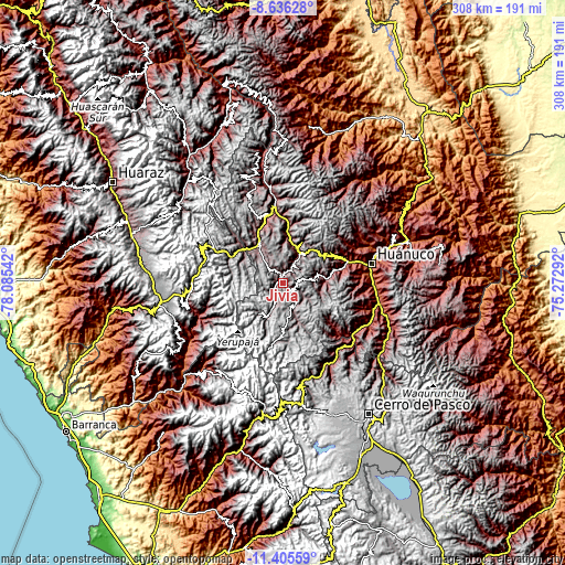 Topographic map of Jivia