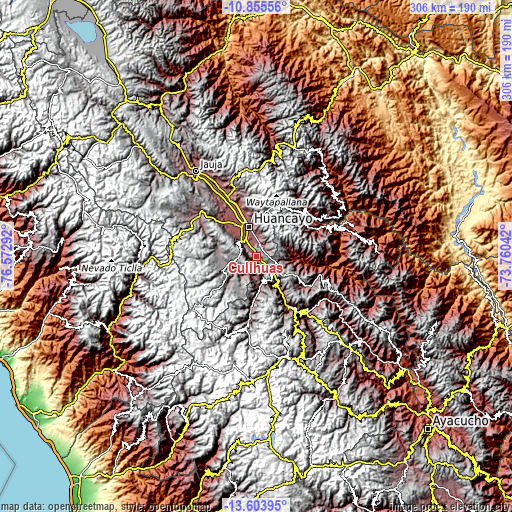 Topographic map of Cullhuas