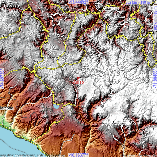 Topographic map of Aniso