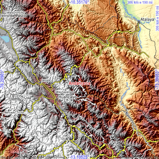 Topographic map of Andamarca