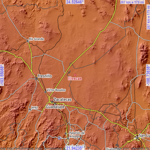 Topographic map of Illescas