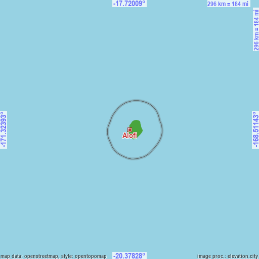 Topographic map of Alofi