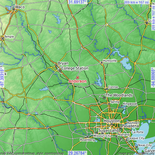 Topographic map of Anderson