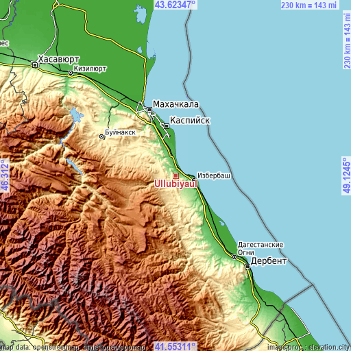 Topographic map of Ullubiyaul