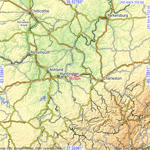 milton township map