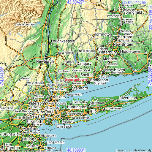 Topographic map of Georgetown