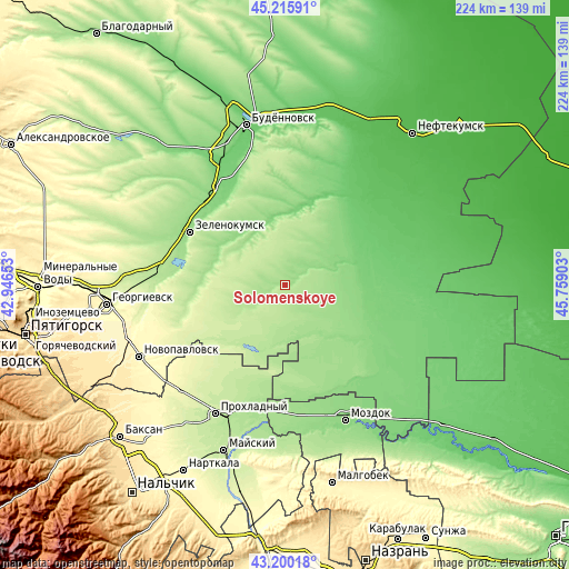 Topographic map of Solomenskoye