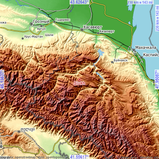 Topographic map of Siukh