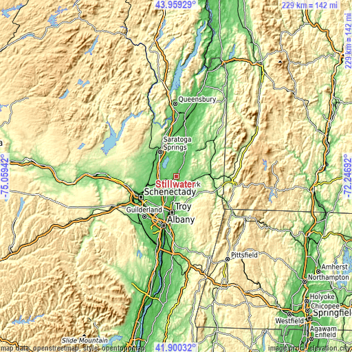 Topographic map of Stillwater