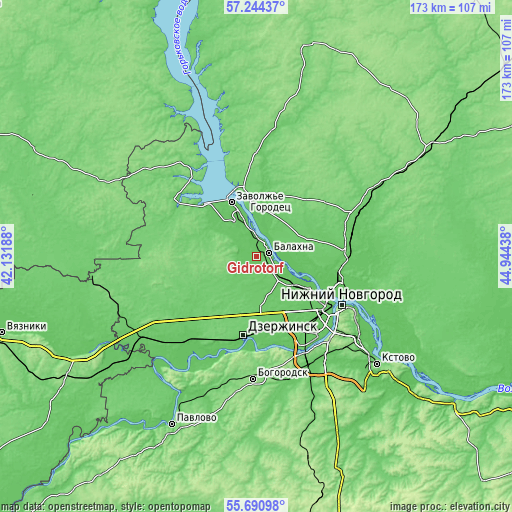 Topographic map of Gidrotorf