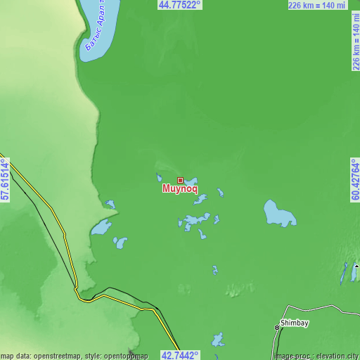 Topographic map of Mŭynoq