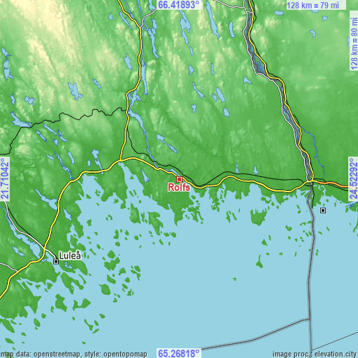 Topographic map of Rolfs