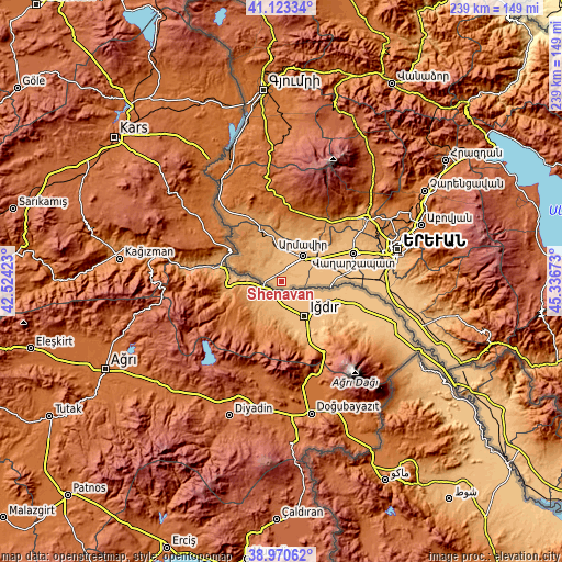 Topographic map of Shenavan
