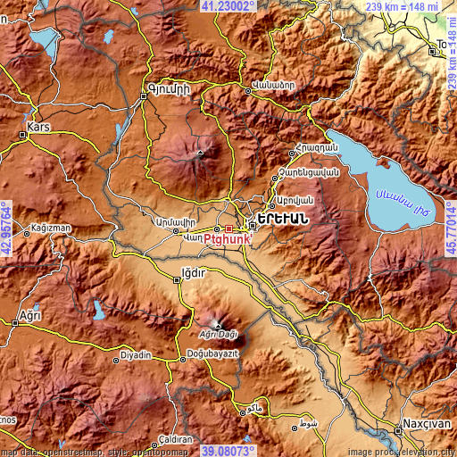 Topographic map of Ptghunk’