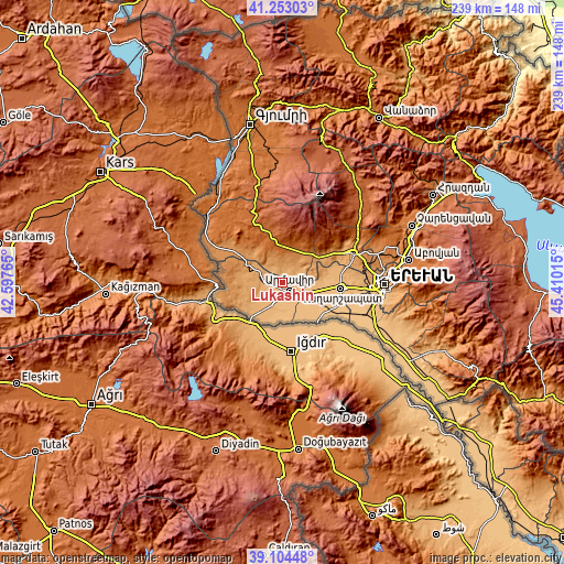 Topographic map of Lukashin