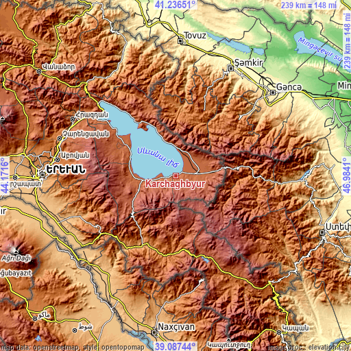 Topographic map of Karchaghbyur