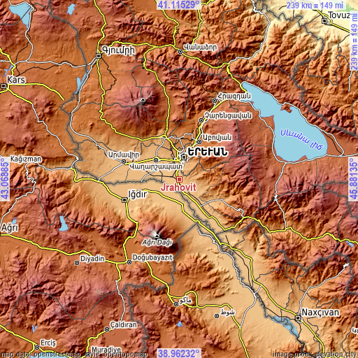 Topographic map of Jrahovit