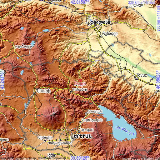 Topographic map of Dsegh