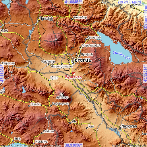 Topographic map of Byuravan