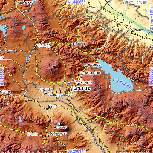 Topographic map of Argel
