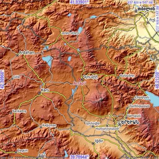 Topographic map of Arrap’i