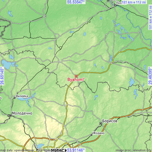 Topographic map of Byahoml’