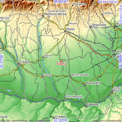 Topographic map of Tufeni