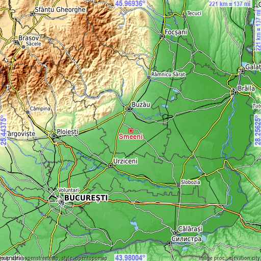 Topographic map of Smeeni