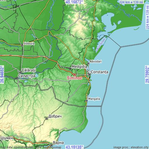 Topographic map of Siminoc