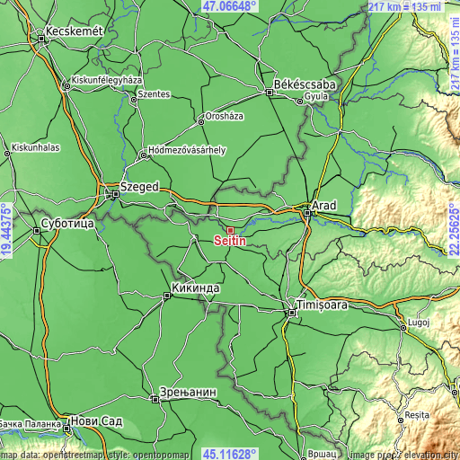 Topographic map of Şeitin