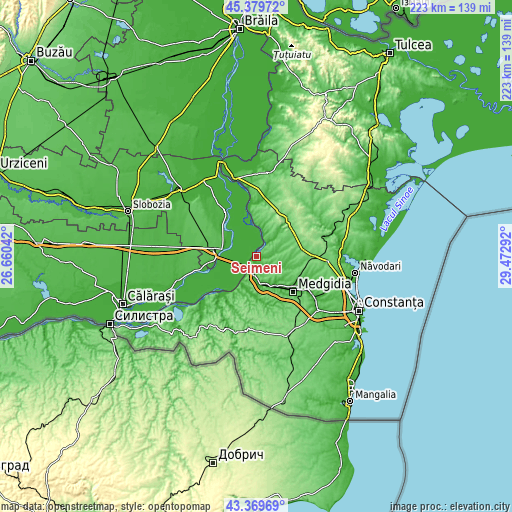 Topographic map of Seimeni