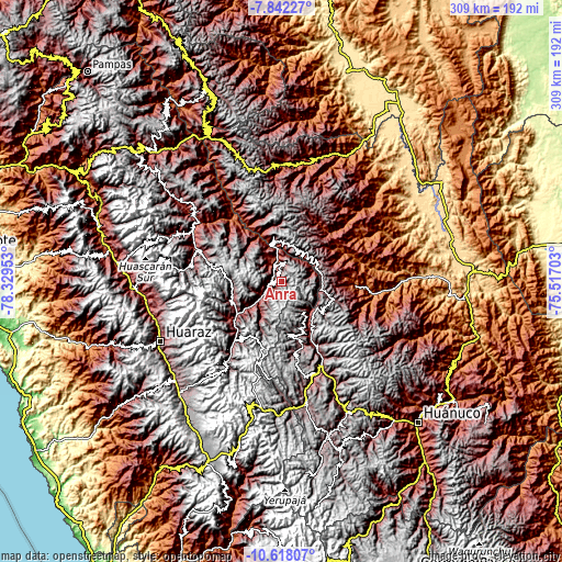 Topographic map of Anra