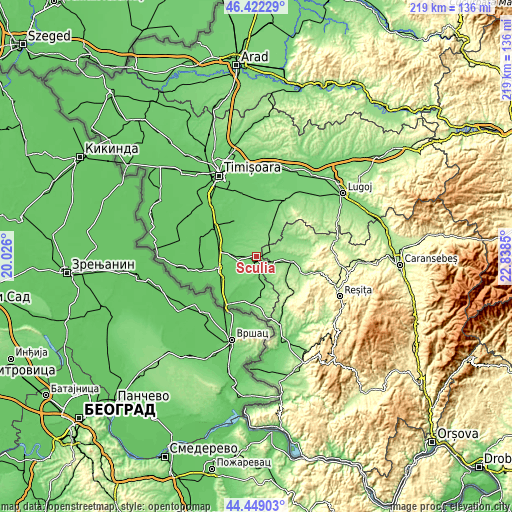 Topographic map of Sculia