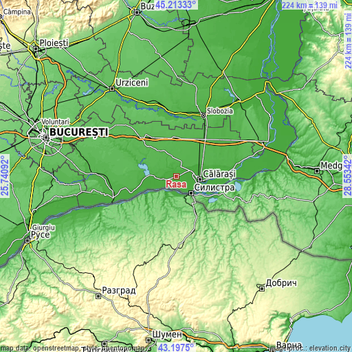 Topographic map of Rasa