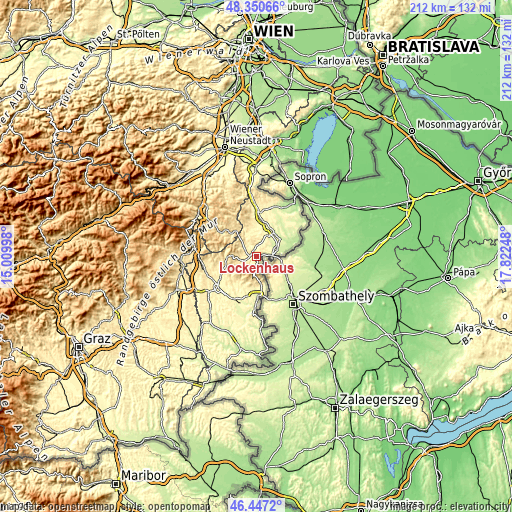 Topographic map of Lockenhaus