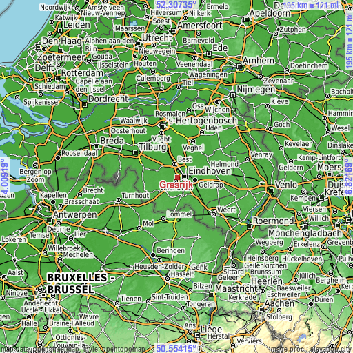 Topographic map of Grasrijk