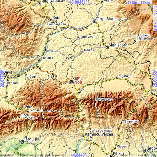 Topographic map of Nou