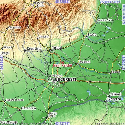 Topographic map of Merii Petchii