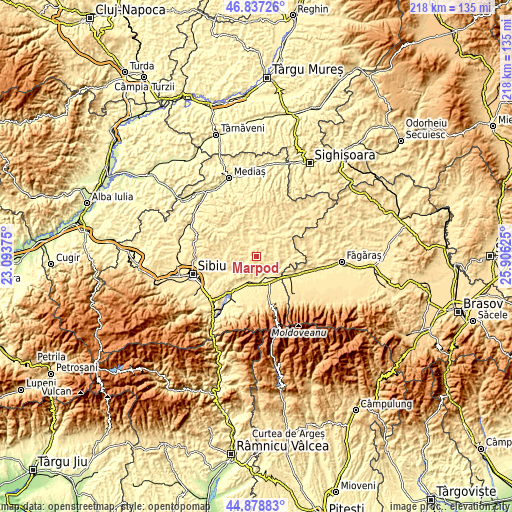 Topographic map of Marpod